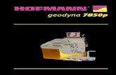 geodyna 7850p 7800 geodyna 7850 - Snap-on Equipment€¦ · geodyna 7850p FAMILY NAME MODELS DESCRIPTION of the MACHINE geodyna 7800 7800-2p Power Clamp system. geodyna 7850 7850-2p