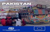 Pakistan Migration Snapshot 1 PAKISTAN · Pakistan. Since 1990, Pakistan has hosted one of the five largest refugee populations worldwide, while also producing considerable numbers
