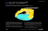 piSOFTGRIP® · PIAB IS PROUD TO INTRODUCE the new soft gripping tool piSOFTGRIP®, developed especially with food industry automation in mind. The vacuum-based soft gripper will