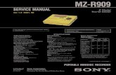 MZ-R909 - Minidisc · 2002. 6. 24. · Title: MZ-R909 Author: Sony Corporation Subject: E/Tourist Created Date: 8/13/2001 5:32:11 PM