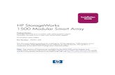 HP StorageWorks 1500 Modular Smart Array installation ...h10032.Installation Guide HP StorageWorks 1500 Modular Smart Array Product Version: Controller firmware 5.xx or earlier, with