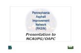 Presentation to NCAUPG/OAPC€¦ · from NTP Date. Corrective and Preventive Actions. Corrective and Preventive Actions (Source: PASIN Quality Manual - Section 8)
