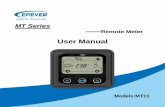 MT Series ——Remote Meter · The MT series remote meter is an accessory which is compatible with the DuoRacer series controller. It can monitor the running data and working status