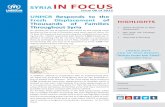 sYRIA In Focus in... · 2015. 6. 16. · 2 unHcR syria 2015 At the end of May, UNHCR reached another milestone when it distributed its fivemillionth CRI in 2015. As of start of June