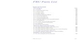 Parts List Contents - FRU Parts List 253 FRU Parts List Parts List Contents Print Engine Page PL 1.1