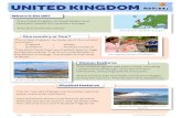 UNITED KINGDOM - oddizzi.com€¦ · UNITED KINGDOM The UK is in northern Europe Seven Sisters chalk cliffs, South Downs Her Majesty Queen Elizabeth II The United Kingdom of Great