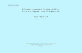 Continuous Mortality Investigation Reports...ISSN 0954-2388 CMIR 23 (2009) Continuous Mortality Investigation Reports Number 23 Compiled by the Continuous Mortality Investigation of