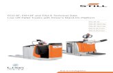 ECU-SF, EXH-SF and EXU-S Technical Data Low Lift Pallet ... · 2 3 ECU-SF, EXH-SF and EXU-S Low Lift Pallet Trucks with Driver’s Stand-On Platform Swift and Compact This specification