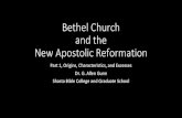 Bethel Church and the New Apostolic Reformation...Bethel Church in Redding, believed that God might perform a miracle and restore Olive’s life. The church supported them in this