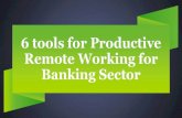 6 Tools for Productive Remote Working for Banking Sector