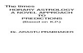 The times · 2017. 1. 27. · software of astrology but also persisted in the book of KP. After solving more than one thousand questions of horary astrology I have reached the conclusion