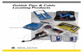 Model 5600-SI · 2015. 5. 20. · Model 5600-SI Pipe & Cable Locator Achieve Pin-Point Accuracy with Goldak’s Rugged and ... power companies, gas companies, indus-trial plant maintenance