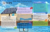 Solar Water Pumping System - Worcester Polytechnic Institute · 2013. 6. 10. · Solar water pump . Average Product Cost: $2000 . Rate: over 600 gallons/day or 54 gallons /hour .