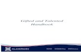 Gifted and Talented Handbook - St Andrews Christian College · 2018. 9. 20. · Gifted and Talented Handbook Page 3 of 12 • A twice-exceptional child (or 2E child) is a child who