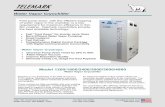 Water Vapor Cryochiller - Home | Telemark · 2020. 7. 29. · Water Vapor Cryosurface Temperature Partial Needed (Degrees C) Pressure, Torr Selection of Appropriate Model When determining