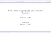 CPSC 467b: Cryptography and Computer Securityzoo.cs.yale.edu/classes/cs467/2012s/course/lectures/ln15.pdf · OutlineMessage Digests Hash ConstructionsBirthdayHash from Cryptosystem