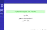Hydraulic Design of Pine Needlesdepts.washington.edu/amath/wordpress/wp-content/uploads/2014/01/joy_zhou.pdfNeedles Joy Zhou Motivation Modeling Pressure Distribution Calculus of Variations