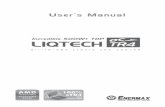LIQTECH TR4 manual 16p 20171005 · 2017. 12. 1. · Bearing Twister Bearing MTBF ≧160,000 hours Speed 500 - 2300 rpm 500 - 1500 rpm 500 - 2300 rpm Rated Voltage 12 V Rated Current