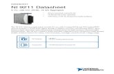NI 9211 Datasheet - rosenkranz-elektronik.com · DATASHEET NI 9211 Datasheet 4 TC, ±80 mV, 24 Bit, 14 S/s Aggregate • Screw-terminal connectivity • 50 Hz/60 Hz noise rejection