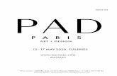 PRESS KIT - PAD Fairs...PRESS KIT 12 - 17 MAY 2020 - TUILERIES #PAdPARIS PRESS conTAcT: fAVoRI - 233, RUE SAInT-HonoRé 75001 PARIS – T +33 1 42 71 20 46 GRéGoIRE MARoT - SERGE