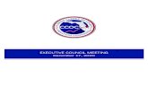 EXECUTIVE COUNCIL MEETING...EXECUTIVE COUNCIL MEETING MINUTES – SEPTEMBER 29, 2020 Clerk Russell moved to approve CCOC's Budget Report, and Clerk Newton seconded the motion. The