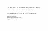 Working Paper - The Role of Markets - Heterodox Economicsfeature of the system of abundance and its associated hot culture. This section concludes by considering the types of State