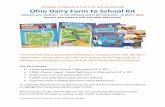 October is National Farm to School Month Ohio Dairy Farm to … · 2021. 1. 12. · • 10 Dairy Fun Fact mini posters (8.5’’x11’’) • 4 USDA-approved dairy recipes for the