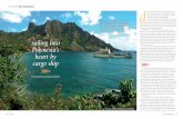 sailing into Polynesia’s heart by cargo shipamandacastleman.com/Travelgirl-Marquesas-Castleman.pdf60 travelgirl 61 >travel far: the marquesas 62 travelgirl PB 20 hand-scrawled, cursive