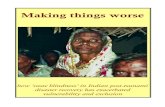 Making things worsetbinternet.ohchr.org/Treaties/CERD/Shared Documents/Ind... · 2014. 5. 1. · Making things worse how ‘caste blindness’ in Indian post-tsunami disaster recovery