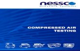 COMPRESSED AIR TESTING - Nessco Pressure Systems...ISO 8573-7 provides test methods for viable microbiological contaminants. ISO 8573-1:2010 CONTAMINANTS AND PURITY CLASSES PARTICLES