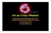 Bruce Nauman, Philadelphia Museum. Art as Crazy Wisdom€¦ · Vajrayogini’s basic function is to bring benefit by arousing passion, then transmuting it. She holds in her righ 琀
