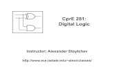 CprE 281: Digital Logic - Iowa State Universityhome.engineering.iastate.edu/~alexs/classes/2015_Fall... · 2015. 11. 11. · CprE 281: Digital Logic . Serial Adder CprE 281: ... •