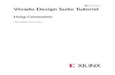 UG945 (v2020.1) July 23, 2020 Vivado Design Suite Tutorial...This tutorial discusses different methods for defining and applying design constraints. T u t o r i a l D e s i g n D e