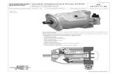 Variable Displacement Pump A10VO RE Axial piston, swashplate design … · 2014. 10. 29. · Axial piston, swashplate design RE 92701/11.95 Replaces RE 92701/02.95 1 Brueninghaus