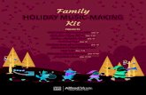 Family HOLIDAY MUSIC-MAKING · 2020. 12. 11. · Family HOLIDAY MUSIC-MAKING Kit PROJECTS: Table Topics for Conversation (pg. 1) Sing Along Song Sheets (pg. 2-3) Recipe - Reindeer