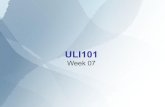 Agenda - Welcome | ICT Senecauli101/notes/Week07.pdf · 2020. 5. 7. · Week 07. Week Overview ... ln myfile. link-name. Display ... 44418 -rw-rw-r-- 1 uli uli 49 Oct 29 14:33 myfile
