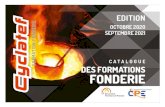 OCTOBRE 2020 SEPTEMBRE 2021 - ATFatf.asso.fr/.../2019/05/Catalogue-Cyclatef_2020-2021_brochure-20p_… · catalogue des formations fonderie edition octobre 2020 septembre 2021. created
