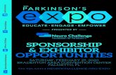 SPONSORSHIP & EXHIBITOR OPPORTUNITIES - Neuro Challenge · 2019. 11. 8. · The 2020 Expo is expected to . attract more than 1,500 attendees. There is no charge to . attend the Expo,