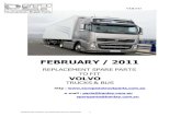 FEBRUARY / 2011 - European Truck Partseuropeantruckparts.com.au/public/images/volvoCatalogue... · 2012. 2. 13. · FH/FM/NH9/10/12/13 / FH16 VOLVO Original part numbers are mentioned