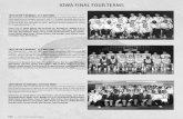 iowa FiNal Four teaMs biG teN chaMPioNs · 2020. 5. 11. · 2000‑01 (23‑12 overall, 7‑9 Big Ten) steve alford’s second iowa team won four games in four days to claim the 2001