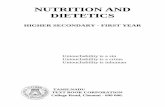 NUTRITION AND DIETETICS - Studyguideindia · 2012. 9. 20. · PREFACE This book is the outcome of the apt decision of the Directorate of School Education, Government of Tamilnadu