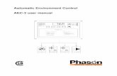 Automatic Environment Control AEC-2 user manual · The AEC-2 must not have been previously altered, modified, or repaired by anyone other than Phason. The AEC-2 must not have been