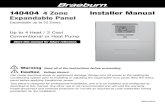 140404 4 Zone Installer Manual Expandable Panelstage.braeburnonline.com/sites/braeburn/files/products... · 2019. 5. 22. · 140404 4 Zone Expandable Panel Installer Manual 140404-100-03