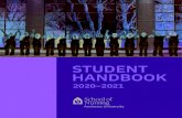 STUDENT HANDBOOK - Andrews University...2020/08/05  · Student Handbook: 2020–2021 As an Andrews University nursing student, I understand that I must follow the procedures and policies