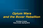 Opium Wars and the Boxer Rebellion - Lakeside Institute of Theology · Japan & North Pacific Crossing •A Brief History of China •China vs. China •China’s Treasure Ships •The