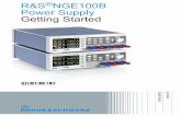 R&S®NGE100B Power Supply Getting Started · 2019. 9. 14. · This manual describes the following R&S®NGE100B models and options: R&S®NGE102B 2-Channel PSU (5601.3800.02) R&S®NGE103B