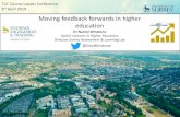 Moving feedback forwards in higher Student engagement with ......Student engagement with feedback Dr Naomi Winstone Senior Lecturer in Higher Education, National Teaching Fellow Tuesday,