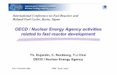 OECD / Nuclear Energy Agency activities related to fast reactor … · 2009. 12. 18. · and technology, including fast reactor development See separate presentation by Pierre D’Hondt