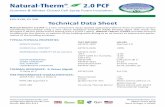 Natural-Therm® 2.0 PCF W a t e r eB l o Natural han es Polymers · 2018. 11. 14. · Summer & Winter Closed Cell Spray Foam Insulation Natural-Therm® 2.0 PCF is a two-component