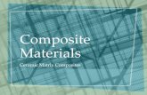 Composite Materials · 2018. 10. 22. · Ceramic Matrix Composites Ceramic matrix composites may be classified into two categories: One is a group of toughened ceramics reinforced